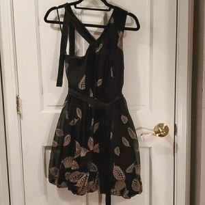 Leifsdottier Feliciana Floating Feather Dress